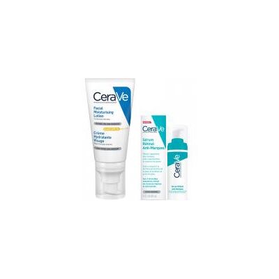 CeraVe Routine Anti-Marques Crème Hydratante Visage 52 ml + Sérum 30 ml - Routine 2 Produits - Publicité CeraVe Routine Anti-Marques Crème Hydratante Visage 52 ml + Sérum 30 ml - Routine 2 Produits - Publicité