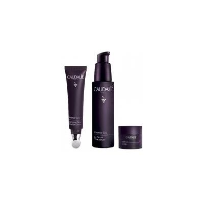Caudalie Premier Cru Routine Anti-Âge La Crème Yeux 15 ml + Sérum 30 ml + La Crème 50 ml - Routine 3 Produits - Publicité Caudalie Premier Cru Routine Anti-Âge La Crème Yeux 15 ml + Sérum 30 ml + La Crème 50 ml - Routine 3 Produits - Publicité