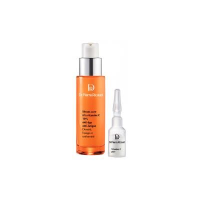 Dr Pierre Ricaud Sérum-Cure Vitamine C Anti-Fatigue et Anti-Âge 27 g - Flacon-Pompe 27 g - Publicité Dr Pierre Ricaud Sérum-Cure Vitamine C Anti-Fatigue et Anti-Âge 27 g - Flacon-Pompe 27 g - Publicité