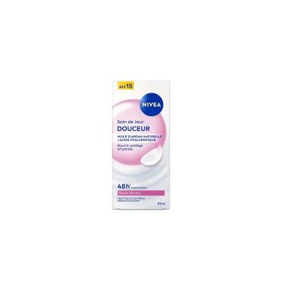 Nivea Soin de Jour Peaux Sèches Douceur SPF15 50 ml - Tube 50 ml - Publicité Nivea Soin de Jour Peaux Sèches Douceur SPF15 50 ml - Tube 50 ml - Publicité