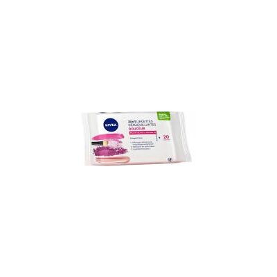 Nivea Lingettes Démaquillantes Visage & Yeux Peaux Sèches & Sensibles Sachet de 20 Pièces - Sachet 20 Lingettes - Publicité Nivea Lingettes Démaquillantes Visage & Yeux Peaux Sèches & Sensibles Sachet de 20 Pièces - Sachet 20 Lingettes - Publicité