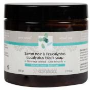 Laboratoire du Haut-Ségala Savon Noir Eucalyptus Naturel Pâte 200 g - Pot 200 g