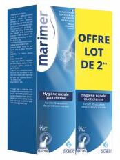 Marimer Spray Hygiène Nasale Isotonique 100 ml - Lot 2 x 100 ml