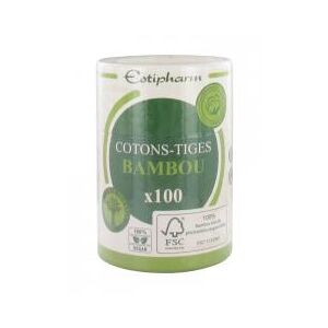 Estigreen Cotons-Tiges en Bambou (X100) - Boîte 100 coton-tiges