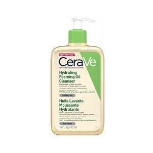 Cerave Huile Lavante Moussante Hydratante 473 ml Pour Les Peaux Normales à Trèsèches Les Peaux à Tendance Atopique - Flacon-Pompe 473 ml