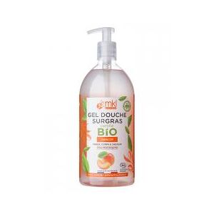 Mkl Green Nature Gel Douche Bio 1 l Abricot - Flacon-Pompe 1 L