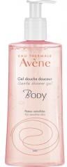 Avène Body Eau Thermale - - Gel Douche Douceur - Peaux Sensibles Visage et Corps 500 ml - Flacon-Pompe 500 ml