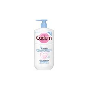 Cadum Hypoallergénique Crème Lavante Hypoallergénique 1 L - Flacon-Pompe 750 ml - Publicité Cadum Hypoallergénique Crème Lavante Hypoallergénique 1 L - Flacon-Pompe 750 ml - Publicité