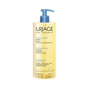 Uriage Huile Lavante Peaux Sensibles 500 ml - Flacon-Pompe 500 ml - Publicité