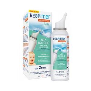 Laboratoire de la Mer Respimer Décongestion Bébé Nez Bouché 125 ml - Spray nasal 125 ml - Publicité