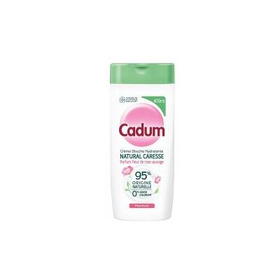 Cadum - Natural Caresse - Rose Sauvage - 400 ml - Crème de Douche - Publicité Cadum - Natural Caresse - Rose Sauvage - 400 ml - Crème de Douche - Publicité