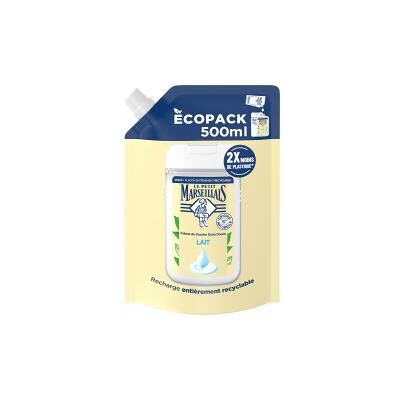 Le Petit Marseillais Crème de Douche Extra Douce Lait Eco Recharge 500 ML - Doypack 500 ml - Publicité Le Petit Marseillais Crème de Douche Extra Douce Lait Eco Recharge 500 ML - Doypack 500 ml - Publicité
