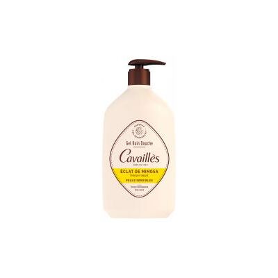 Cavaillès Gel Bain Douche Éclat Mimosa Peaux Sensibles 1 Litre - Flacon-Pompe 1000 ml - Publicité Cavaillès Gel Bain Douche Éclat Mimosa Peaux Sensibles 1 Litre - Flacon-Pompe 1000 ml - Publicité