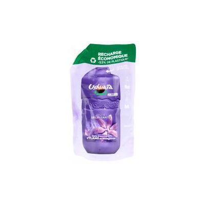 Ushuaïa Douche Massage Délassante Ylang de Madagascar Eco Recharge 500 ML - Doypack 500 ml - Publicité Ushuaïa Douche Massage Délassante Ylang de Madagascar Eco Recharge 500 ML - Doypack 500 ml - Publicité