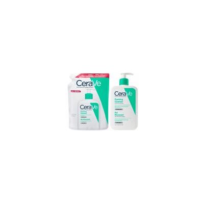 CeraVe Gel Moussant 473 ML + Éco-Recharge 473 ML - Lot 2 produits - Publicité CeraVe Gel Moussant 473 ML + Éco-Recharge 473 ML - Lot 2 produits - Publicité