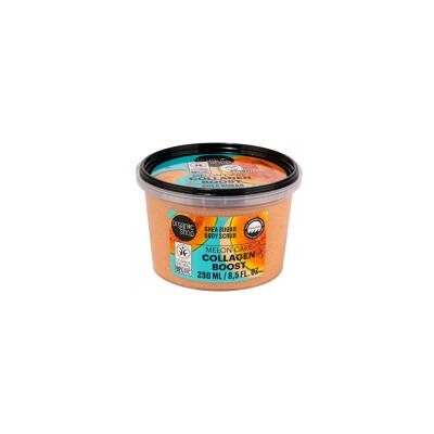 Organic Shop Gommage Collagen Boost Melon 250 ml - Pot - Publicité Organic Shop Gommage Collagen Boost Melon 250 ml - Pot - Publicité