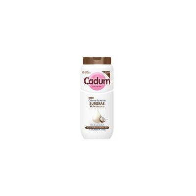 Cadum Crème Lavante Surgras Huile de Coco Peaux Sèches à Très Sèches 500 ml - Flacon - Publicité Cadum Crème Lavante Surgras Huile de Coco Peaux Sèches à Très Sèches 500 ml - Flacon - Publicité