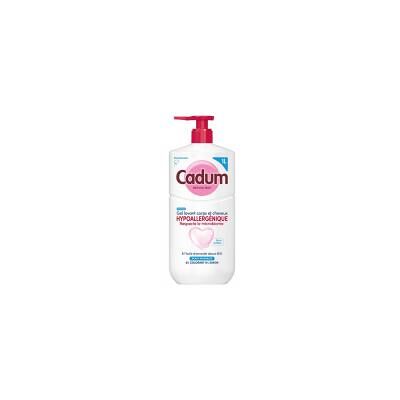 Cadum Gel Lavant Corps et Cheveux Hypoallergénique Peaux Sensibles 1 L - Flacon-Pompe - Publicité Cadum Gel Lavant Corps et Cheveux Hypoallergénique Peaux Sensibles 1 L - Flacon-Pompe - Publicité