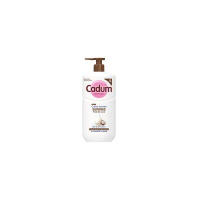 Cadum Crème Lavante Surgras Huile de Coco Peaux Sèches à Très Sèches 1 L - Flacon-Pompe 1 L - Publicité Cadum Crème Lavante Surgras Huile de Coco Peaux Sèches à Très Sèches 1 L - Flacon-Pompe 1 L - Publicité