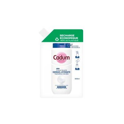 Cadum Crème Lavante Dermo-Hydrate Peaux Sensibles Éco-Recharge 500 ml - Doypack 500 ml - Publicité Cadum Crème Lavante Dermo-Hydrate Peaux Sensibles Éco-Recharge 500 ml - Doypack 500 ml - Publicité
