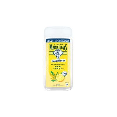 Le Petit Marseillais Gel Douche Extra Hydratant Doux Mimosa & Citron Bio 300 ml - Flacon 250 ml - Publicité Le Petit Marseillais Gel Douche Extra Hydratant Doux Mimosa & Citron Bio 300 ml - Flacon 250 ml - Publicité