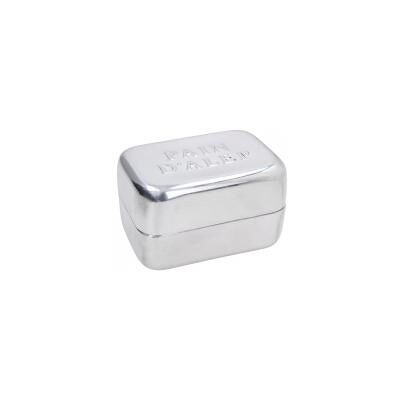 Tadé - Pain d'Alep - Aluminium - 10x7x6.5 cm - Boîte de savon - Publicité Tadé - Pain d'Alep - Aluminium - 10x7x6.5 cm - Boîte de savon - Publicité