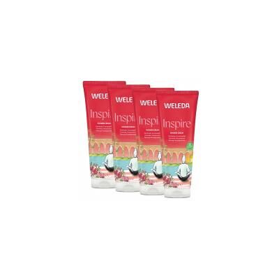 Gel Douche à la Grenade Weleda - Lot de 4 x 200 ml - Publicité Gel Douche à la Grenade Weleda - Lot de 4 x 200 ml - Publicité