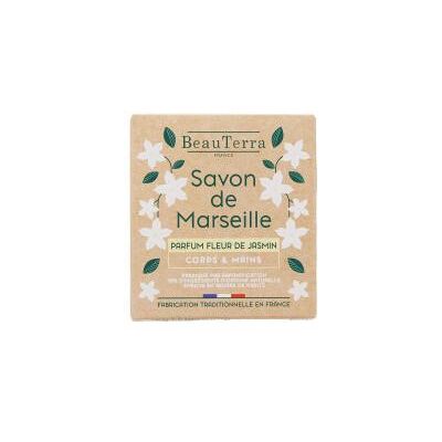 BeauTerra Savon de Marseille Fleur de Jasmin 100g - Savon Solide - Publicité BeauTerra Savon de Marseille Fleur de Jasmin 100g - Savon Solide - Publicité