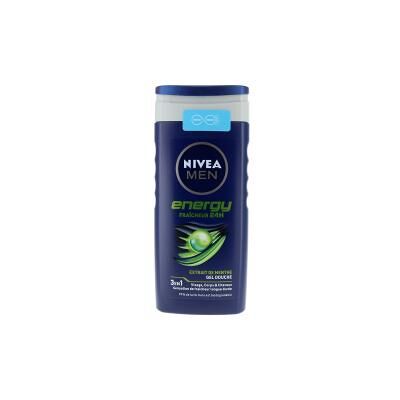 Nivea Men Energy Gel Douche 3en1 Fraicheur 24H - Gel douche homme - Publicité Nivea Men Energy Gel Douche 3en1 Fraicheur 24H - Gel douche homme - Publicité