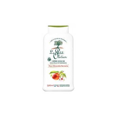 Le Petit Olivier - Fleur d'Amandier Nectarine - Gel douche - Publicité Le Petit Olivier - Fleur d'Amandier Nectarine - Gel douche - Publicité