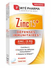 Forté Pharma Zinc 15+ - Boîte 60 comprimés
