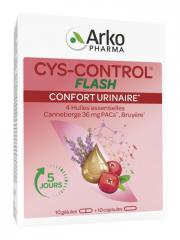 Arkopharma Cys-Control Cys Control Flash - Boîte 10 Gélules + 10 Capsules