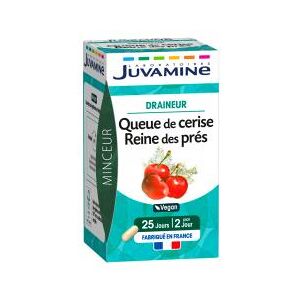 Juvamine Promesse Minceur Queue de Cerise Reine des Prés 50 Gélules Végétales - Boîte 50 gélules