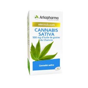 Arkopharma Arkogélules Cannabis Sativa 45 Capsules - Pot 45 capsules