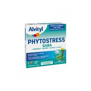 Alvityl Phytostress GABA + Rhodiole - Mélisse 28 Comprimés - Boîte 28 comprimés
