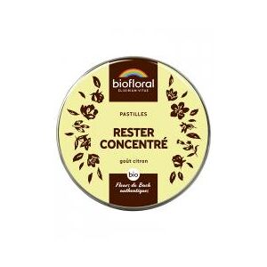 Biofloral - Pastilles Émotion - Rester Concentré Pastilles Bio 50 g - Boîte 50 g (environ 165 pastilles)