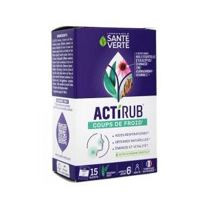 Sante Verte Actirub Sachets 15 Unites - Boîte 15 sachets