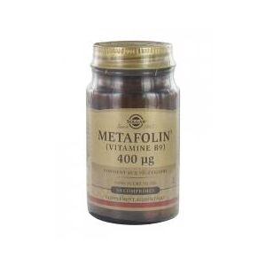 Solgar Metafolin (Vitamine B9) 400 µg 50 Comprimes - Pot 50 comprimes
