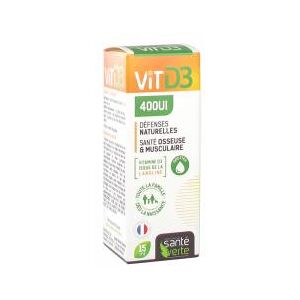 Sante Verte Vitamine D3 400Ui 15 ml - Flacon 15 ml