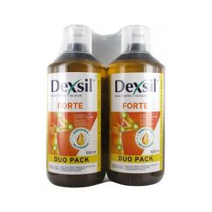 Dexsil Forte Articulations + MSM Glucosamine Chondroïtine Solution Buvable Lot de 2 x 1 L - Lot 2 x 1000 ml