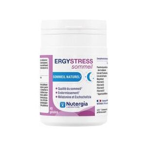 Laboratoire Nutergia Ergystress Sommeil Pot de 40 Gelules - Pot 40 gelules