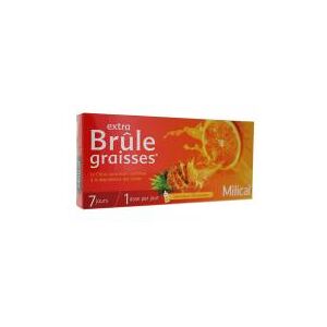 Milical Extra Brule Graisses Ananas 7 Jours - Boîte 7 doses de 10 ml