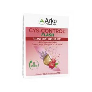 Arkopharma Cys-Control Cys Control Flash - Boîte 10 Gelules + 10 Capsules