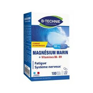 Biotechnie Magnesium Marin B6 Format Économique 100 Gelules - Boîte 100 gelules
