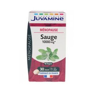 Juvamine Sauge 1000 mg Bouffees de Chaleur 30 Comprimes - Pot 30 comprimes