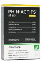 Aragan Synactifs Rhinactifs® Bio - Respiration - Thym Huiles Essentielles Ravintsara et Eucalyptus Acérola Vitamine C - 10 Gélules - Boîte 10 gélules