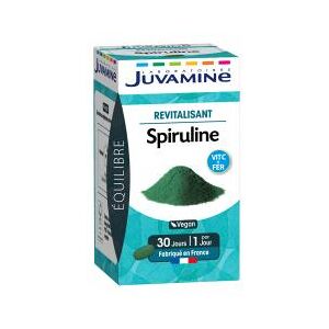 Juvamine Spiruline Revitalisant 30 Comprimés - Boîte 30 Comprimés - Publicité