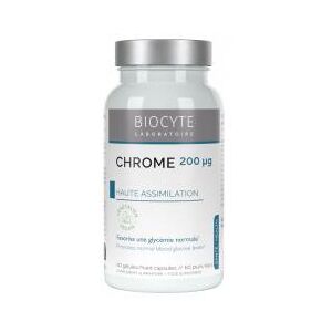 Biocyte Longevity Cr Chrome - Chrome 200μg - 60 Gélules - Publicité Biocyte Longevity Cr Chrome - Chrome 200μg - 60 Gélules - Publicité
