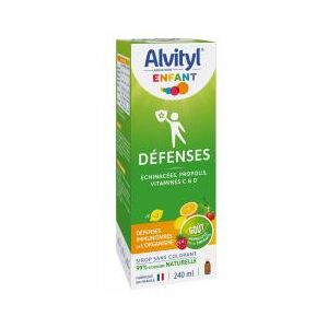 Alvityl Défenses Sirop Enfants - 240ml - Complément Alimentaire - Publicité Alvityl Défenses Sirop Enfants - 240ml - Complément Alimentaire - Publicité