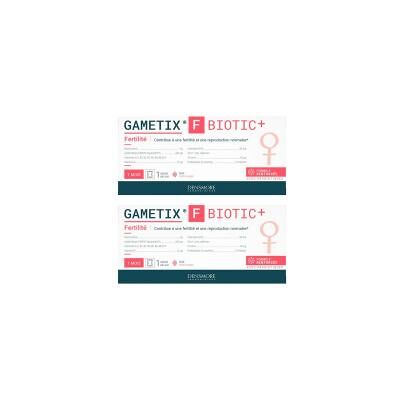 Supplément de Fertilité Densmore Gametix F Biotic+ - Boîte de 30 Sachets - Lot 2 x 30 Sachets de 4,7 g - Publicité Supplément de Fertilité Densmore Gametix F Biotic+ - Boîte de 30 Sachets - Lot 2 x 30 Sachets de 4,7 g - Publicité